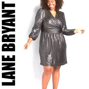 🌺LANE BRYANT Metallic Shimmer Dress🌺